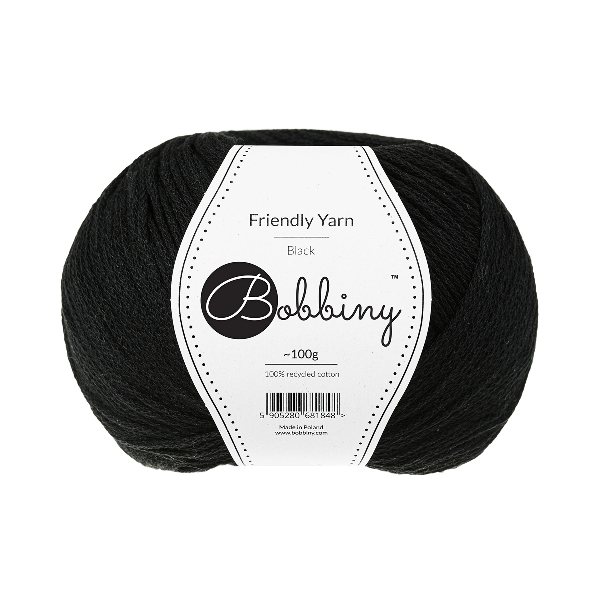 Black / Friendly Yarn