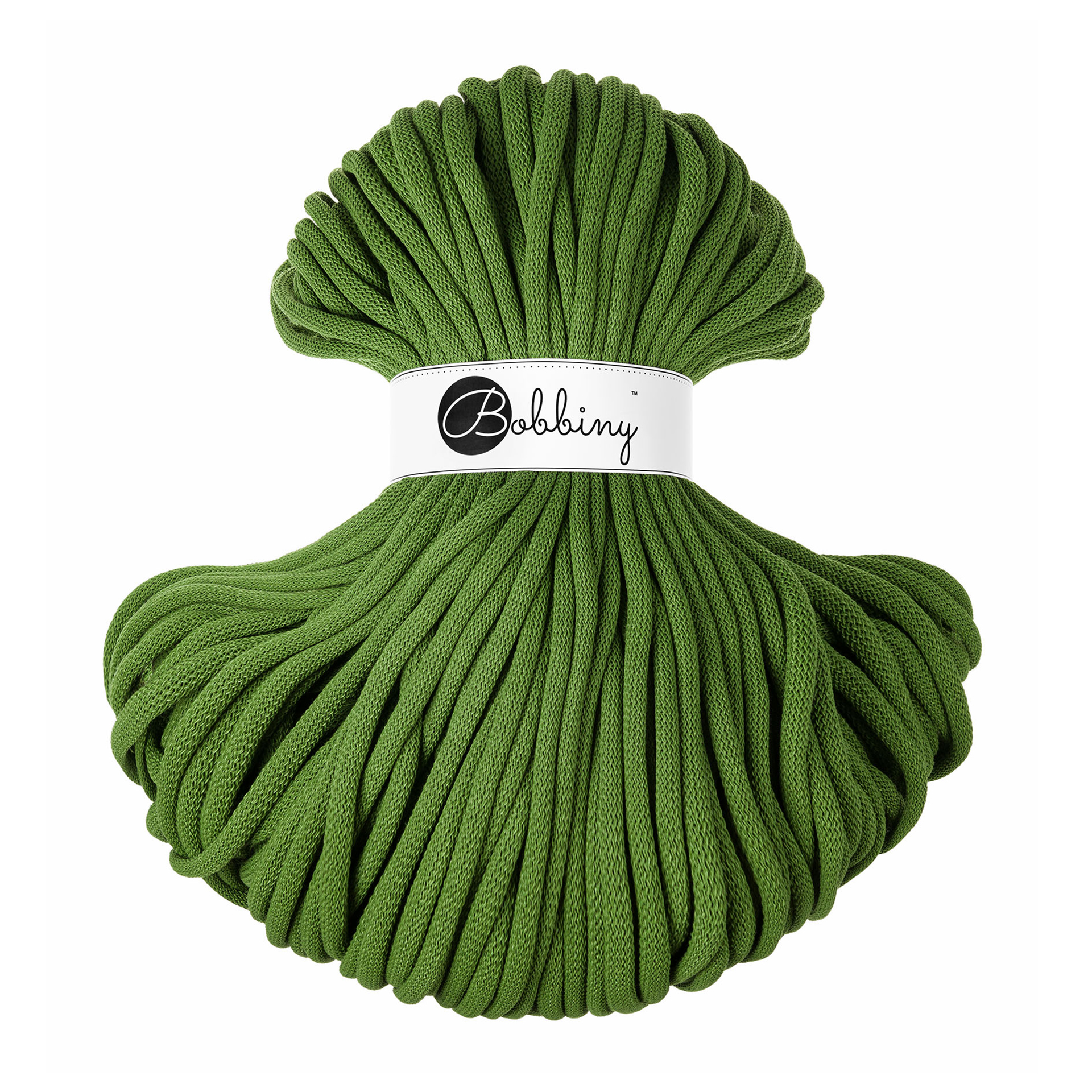 Moss Green / Flechtkordel 9 mm