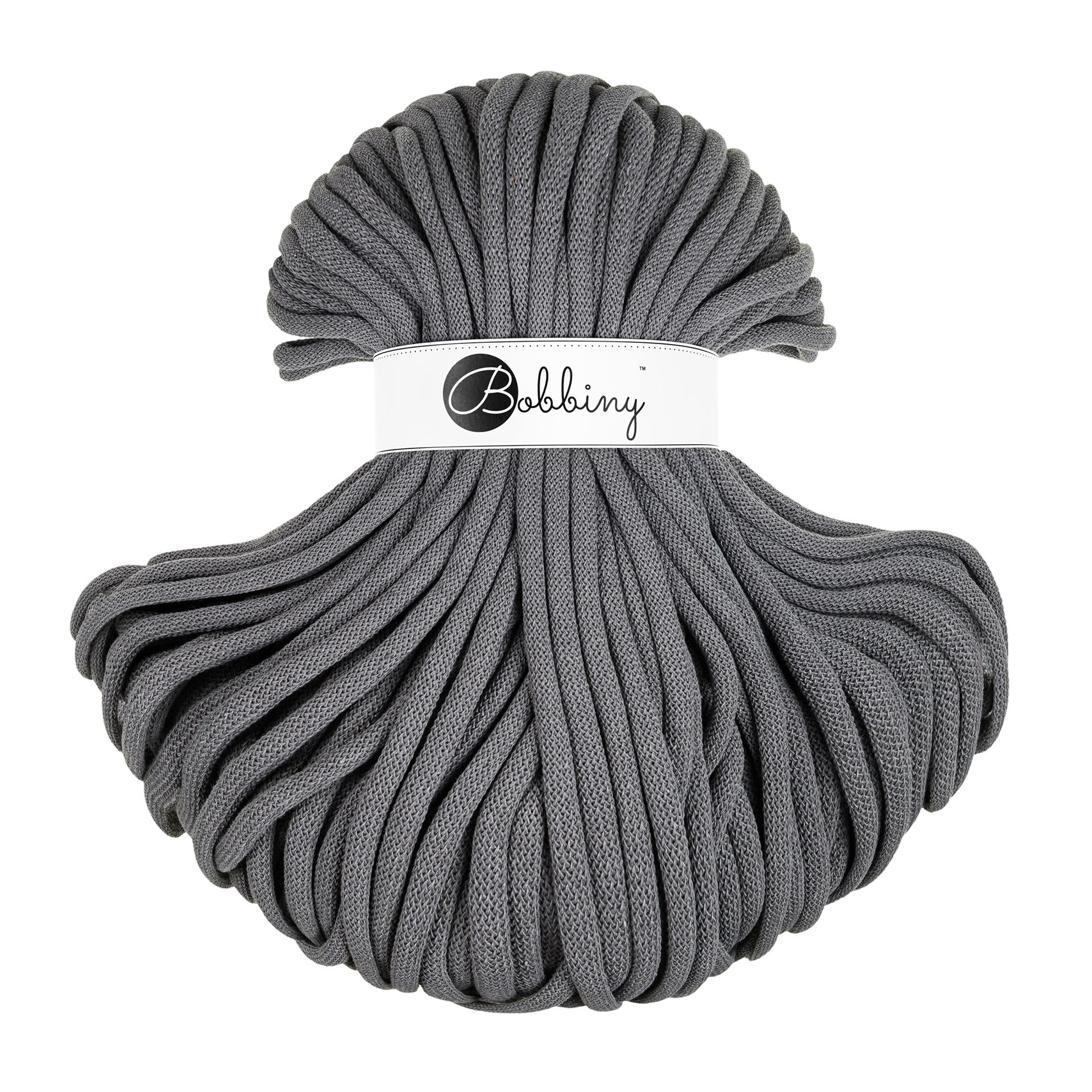 Stone Grey / Flechtkordel 9 mm