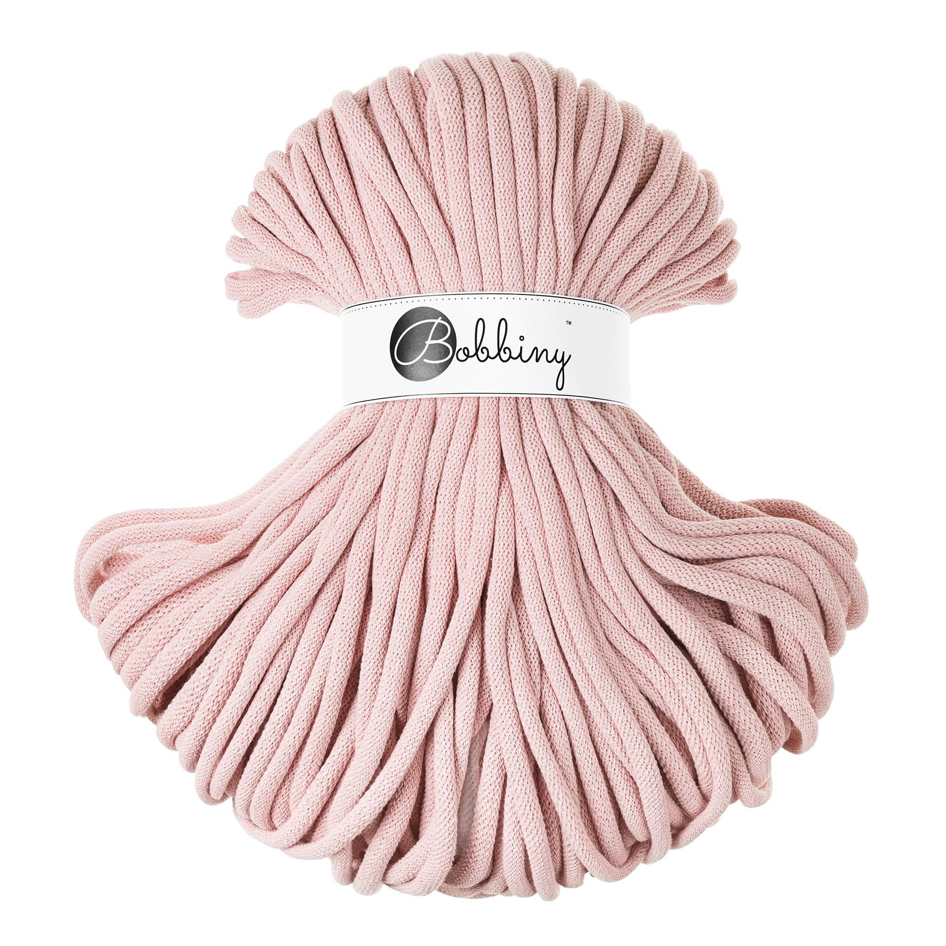 Pastel Pink / Flechtkordel 9 mm